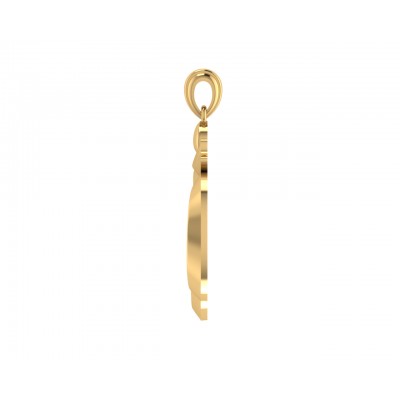 Stylish Om Gold Pendant
